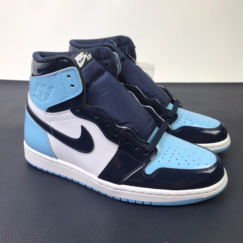 Latest Jordan 1 Retro High UNC Patent