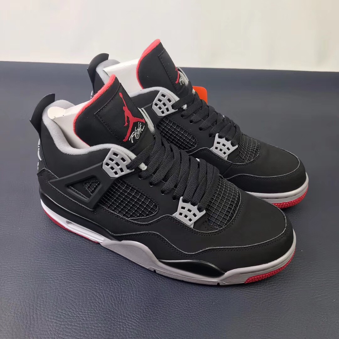 Latest Jordan 4 Retro Black Cement Nike Air
