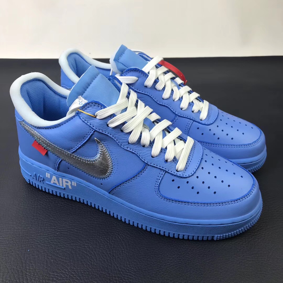 Air Force 1 Low Off-White MCA University Blue - Click Image to Close