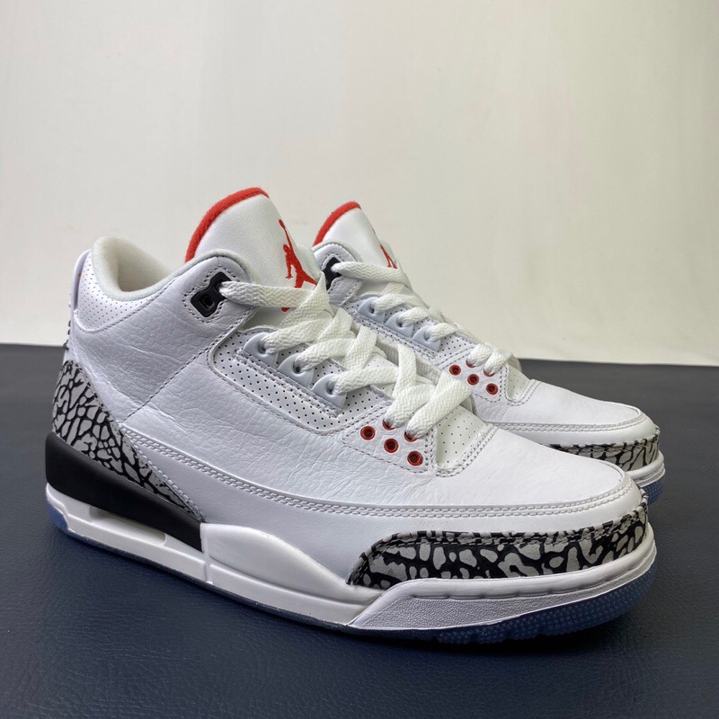 Jordan 3 Retro Free Throw Line White Cement - Click Image to Close