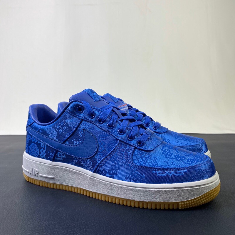 Nike Air Force 1 Low CLOT Blue Silk - Click Image to Close