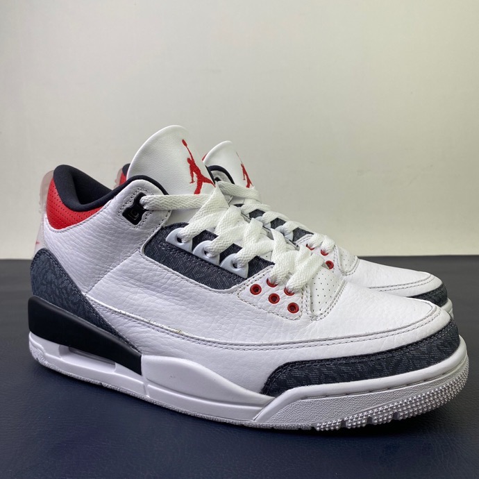 Jordan 3 Retro SE-T CO JP Fire Red Denim - Click Image to Close