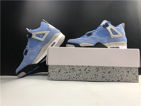 Jordan 4 Retro University Blue - Click Image to Close