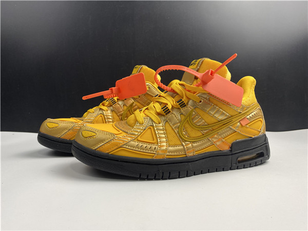 Nike Air Rubber Dunk Off-White “University Gold” [2021042345] - $145.00