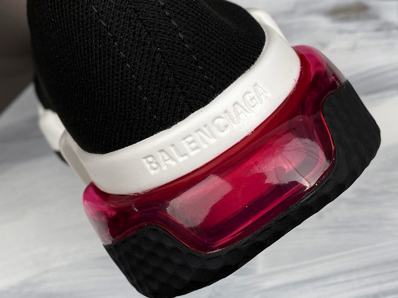 Balenciaga Speed Trainer Clearsole Red