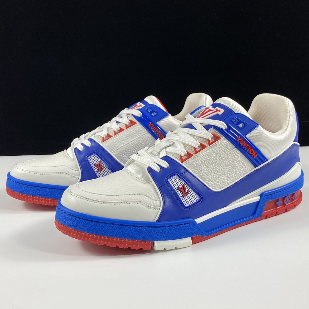 LV Trainer White blue red - Click Image to Close