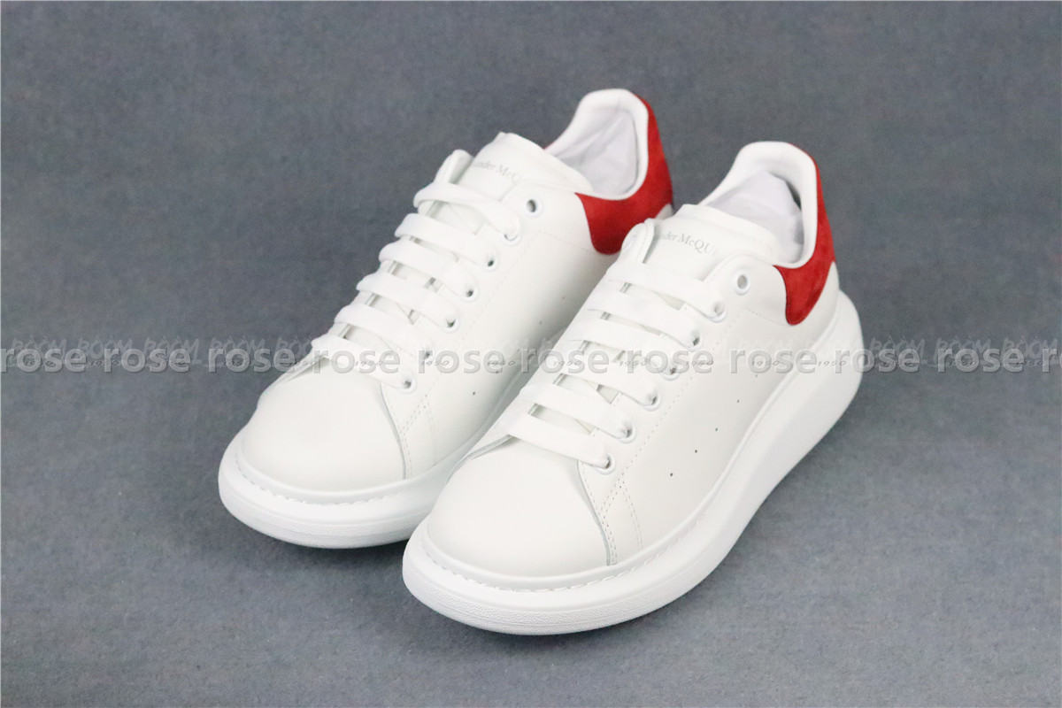 Alexander McQueen Sole Sneakers White Red