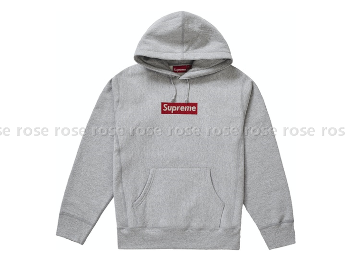 Supreme hoodie 2 Grey
