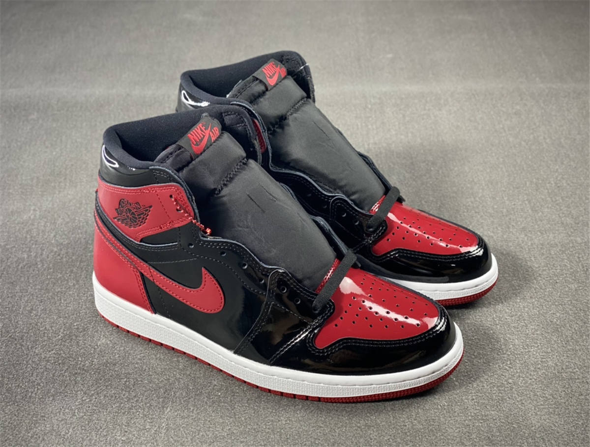 Jordan 1 patent leather bred - Click Image to Close