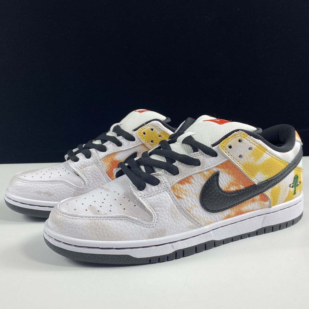 Nike SB Dunk Low Raygun Tie-Dye White - Click Image to Close