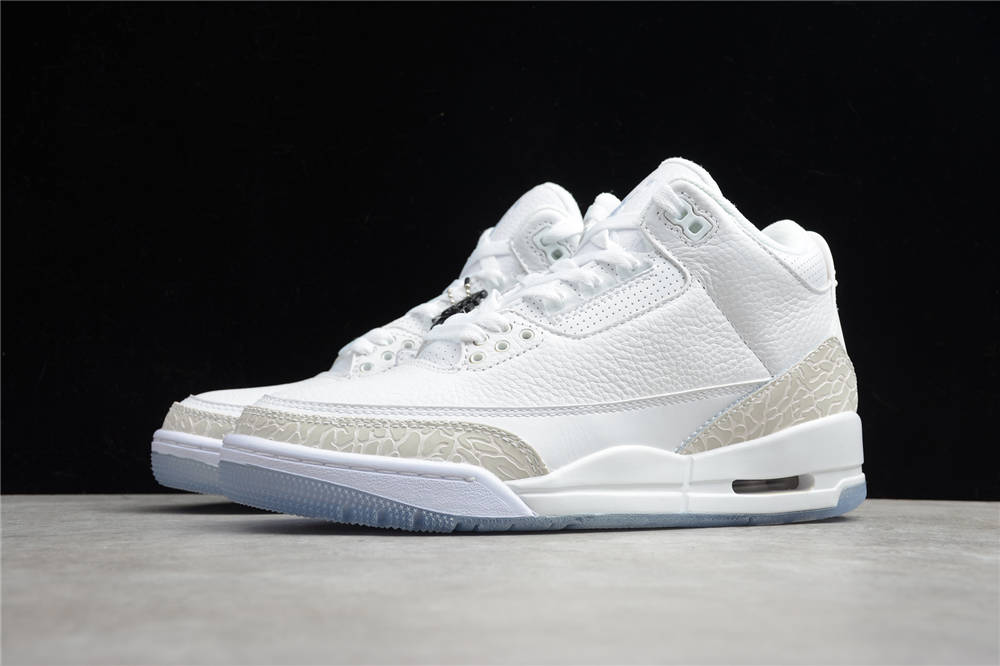 Jordan 3 Retro Pure White - Click Image to Close