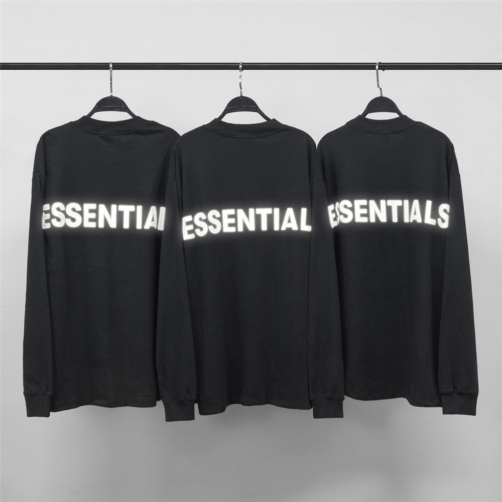 FOG essentials 3m reflective letters long sleeve - Click Image to Close