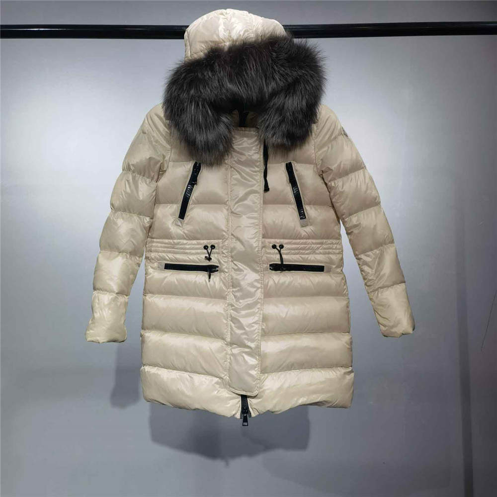 Moncler Aphroti Mid-length down jacket White