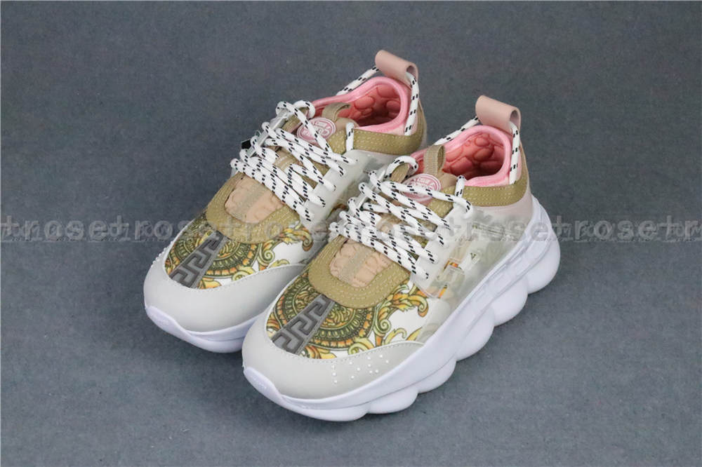 Versace Chain Reaction white pink