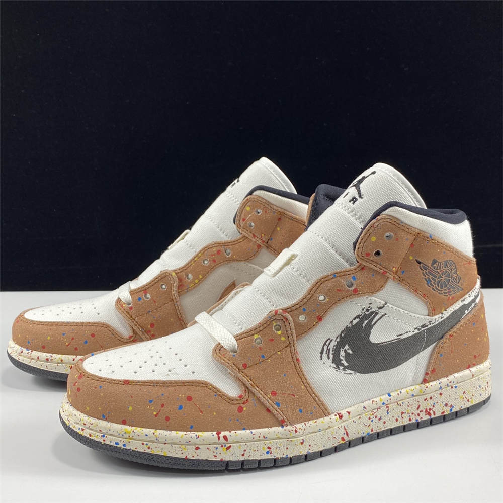 Jordan 1 Mid SE Brushstroke