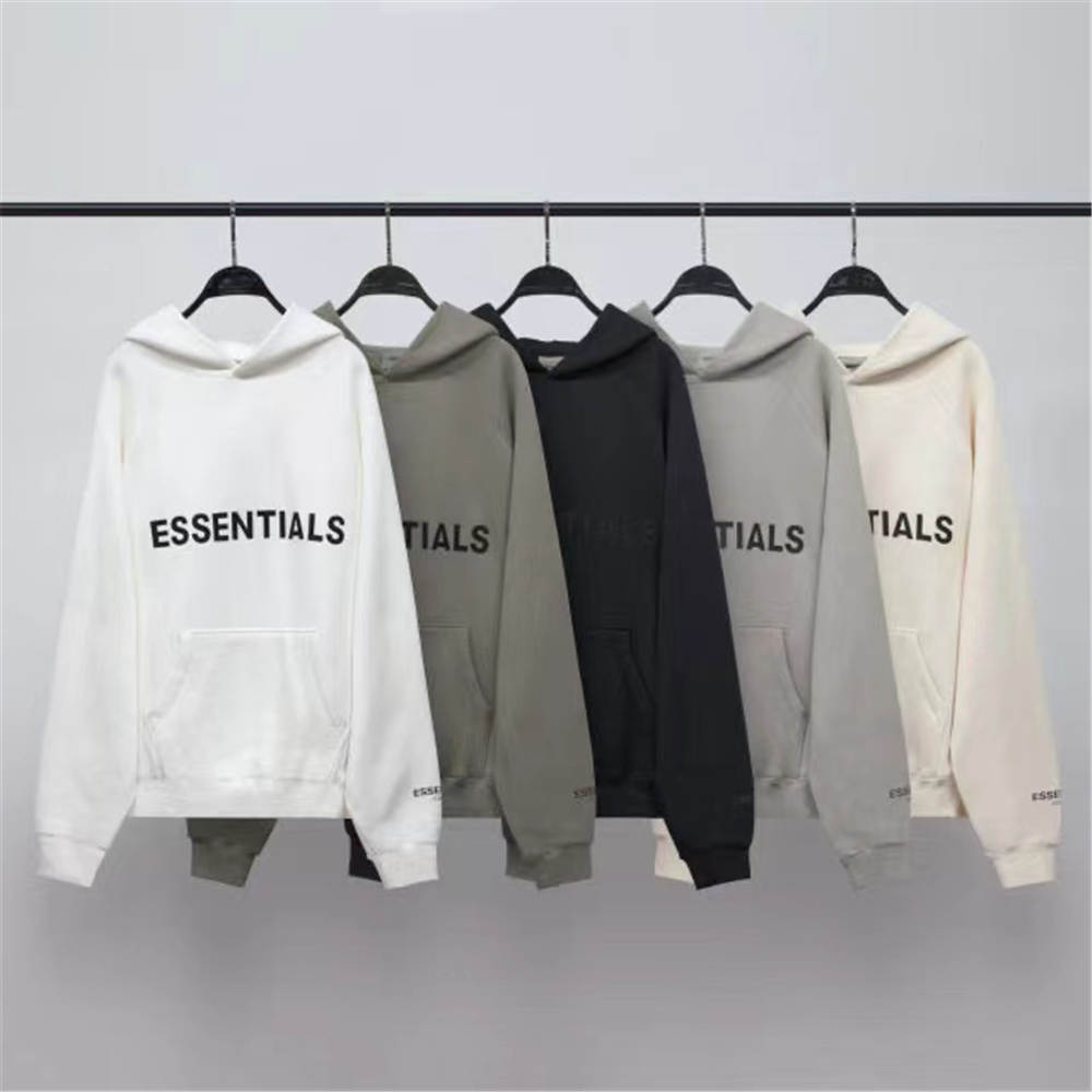 FOG ESSENTIALS chest letters hoodie white/green/black/grey/cream - Click Image to Close