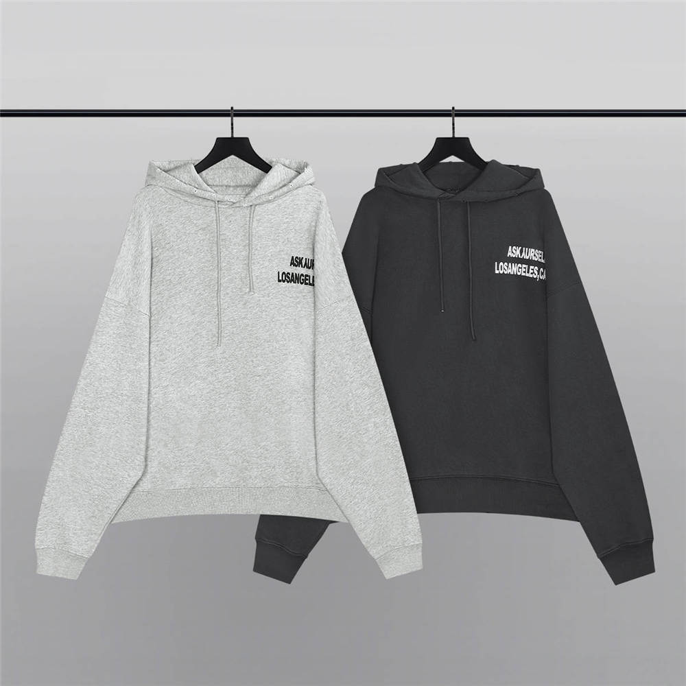 FOG askyurself los angeles limited hoodie grey/black - Click Image to Close