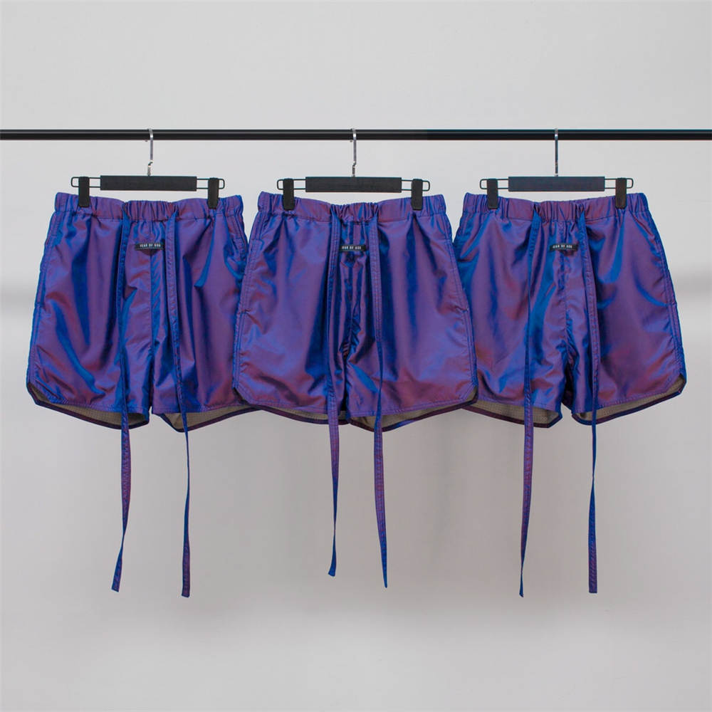 FOG 6TH Colorful streamer shorts purple