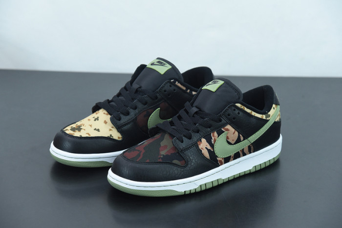 Nike Dunk Low Black Multi Camo - Click Image to Close