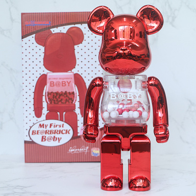 Bearbrick My First Baby Red Ver. 400% 28cm - Click Image to Close