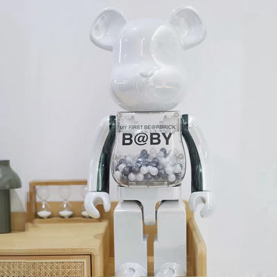 Bearbrick My First Baby Innersect White Ver. 400% 28cm
