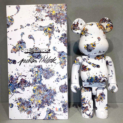 Bearbrick Jackson Pollock Studio (Splash) 400% 28cm