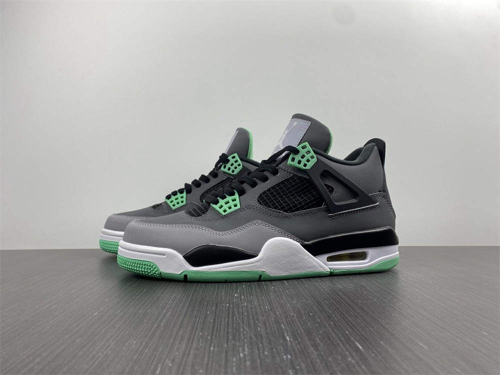 Jordan 4 Retro Green Glow - Click Image to Close