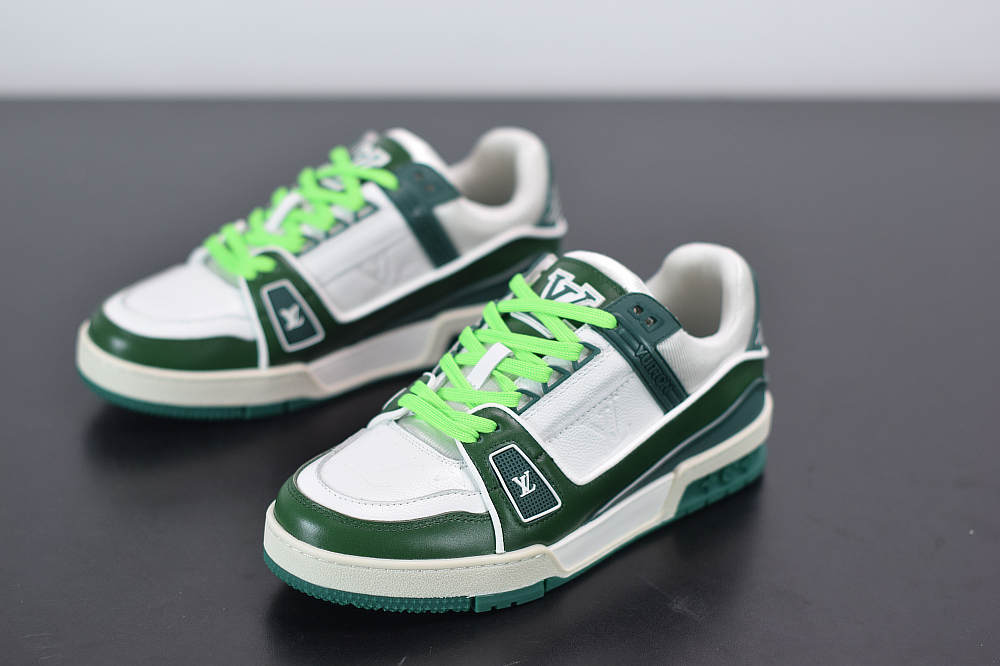 LV Trainer Sneaker Low green,New Products : Rose Kicks, Rose Kicks