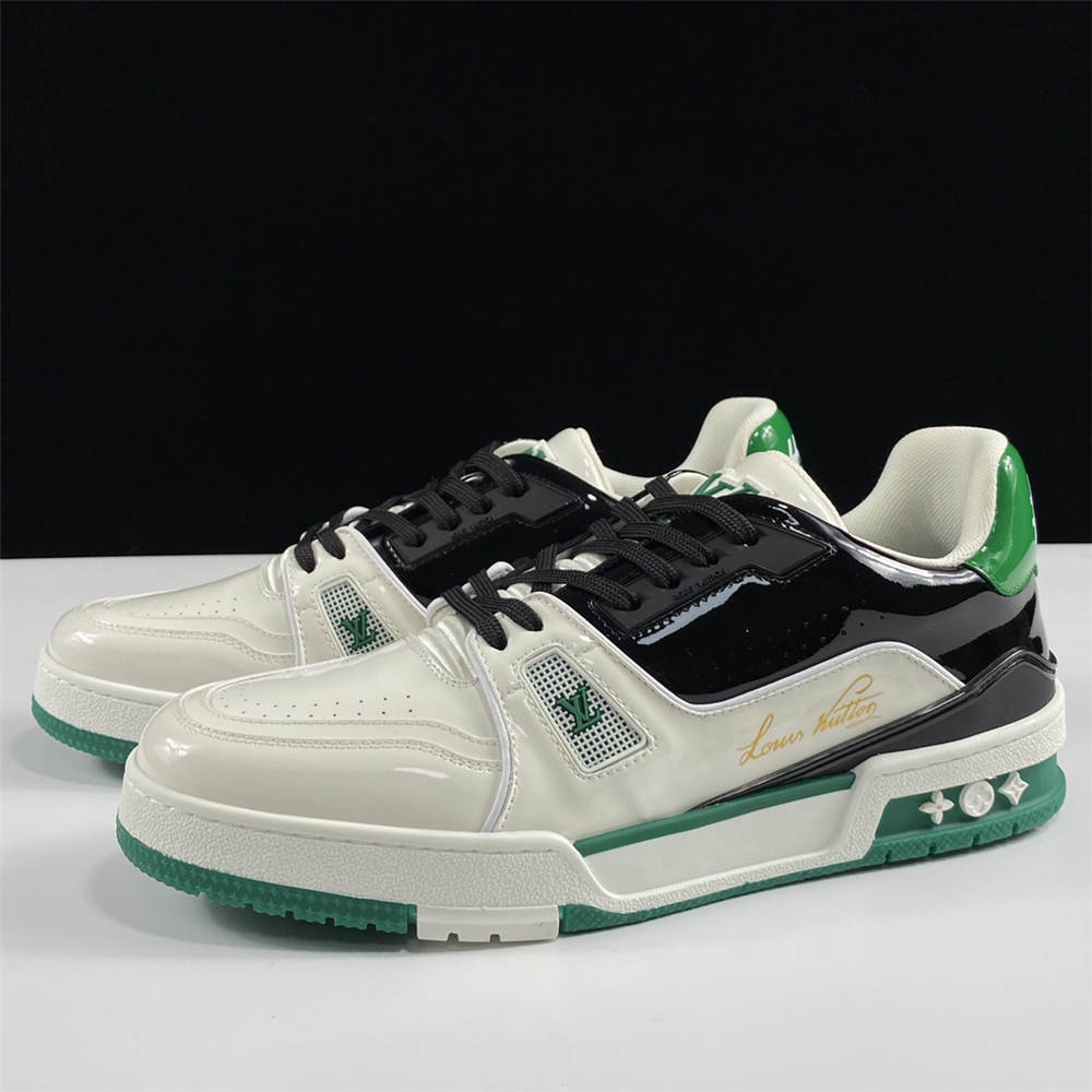 V Trainer Sneaker white green black,New Products : Rose Kicks, Rose Kicks