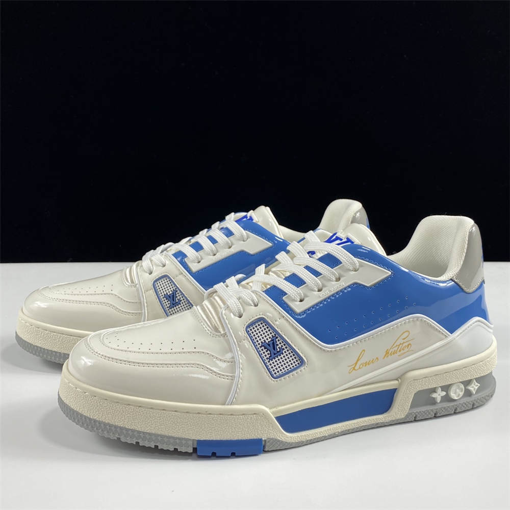 V Trainer Sneaker white blue,New Products : Rose Kicks, Rose Kicks