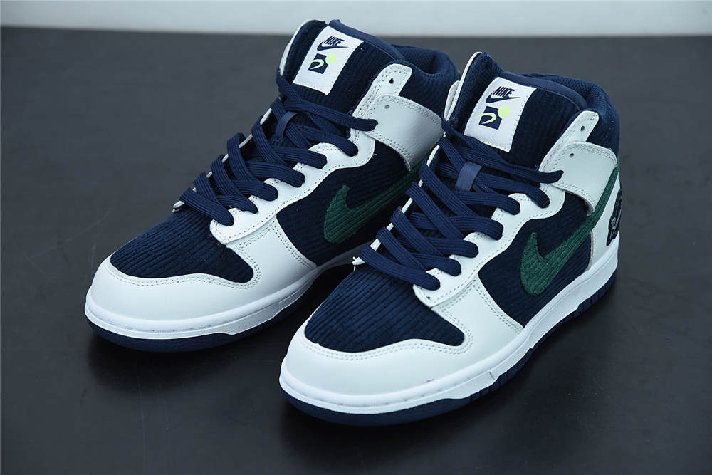 Nike Dunk High Sports Specialties White Navy - Click Image to Close