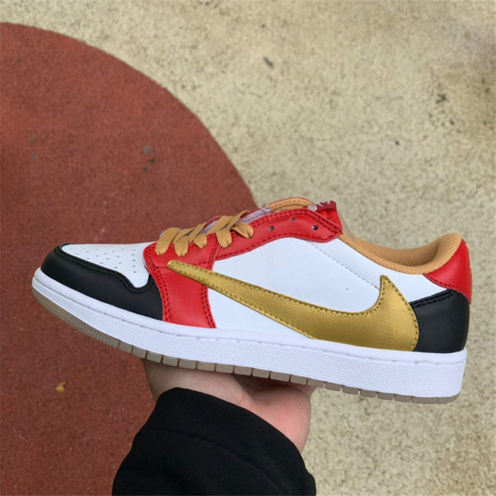 Travis Scott x Jordan 1 Low gold