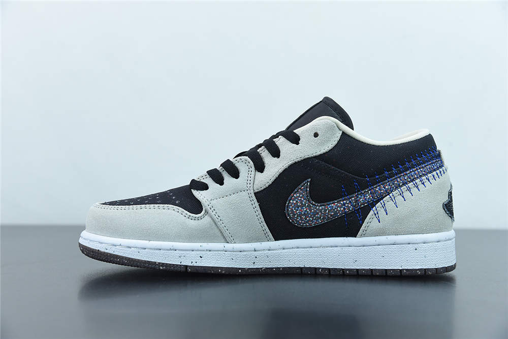 Jordan 1 Low SE Crater Black Grey - Click Image to Close