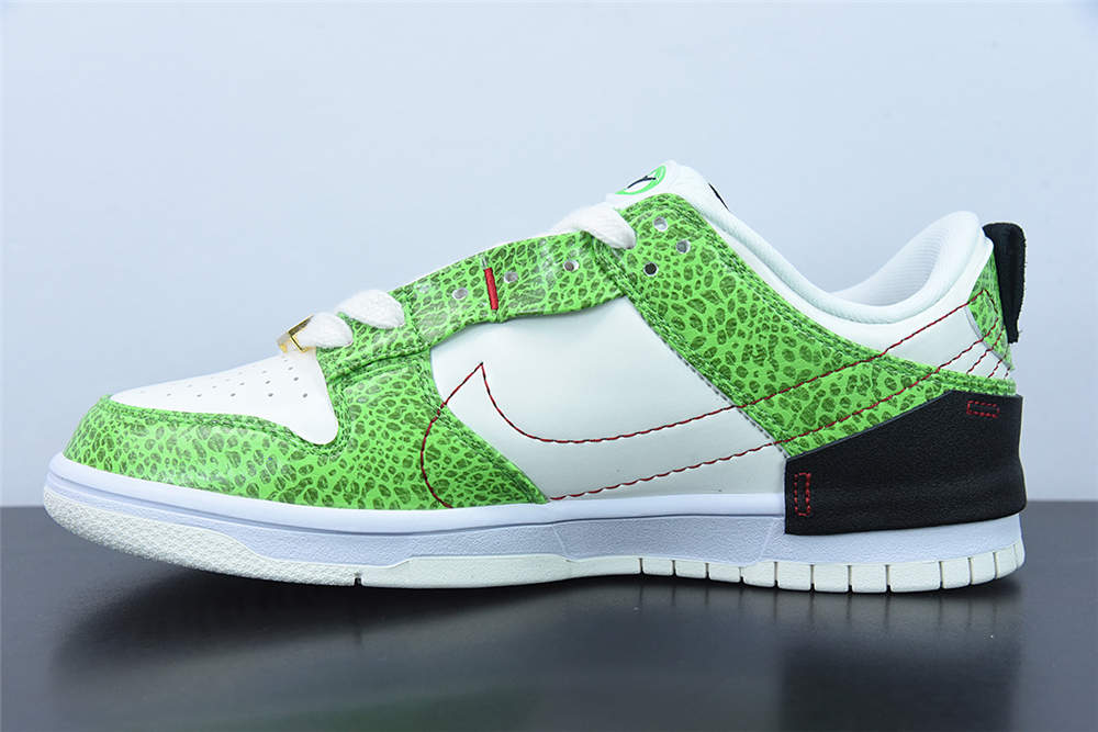 Nike Wmns Dunk Low Disrupt 2 Green Snakeskin White