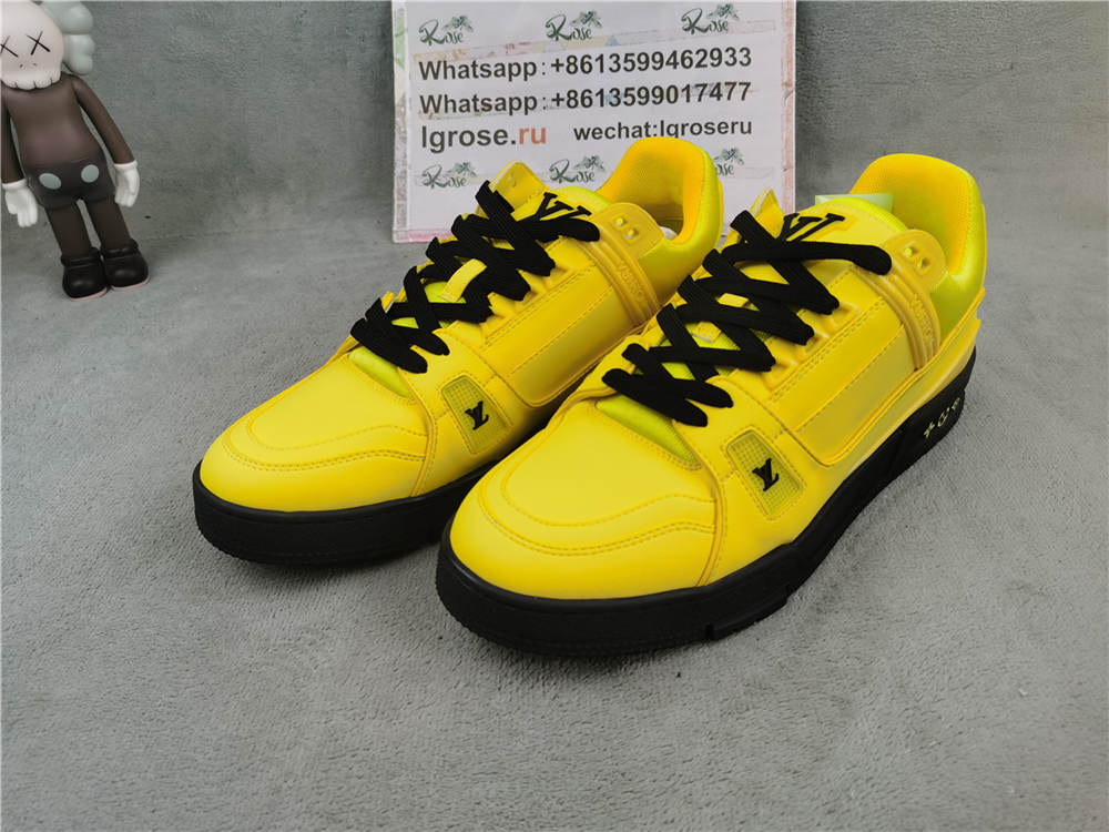 LV Trainer Sneaker Low bright yellow