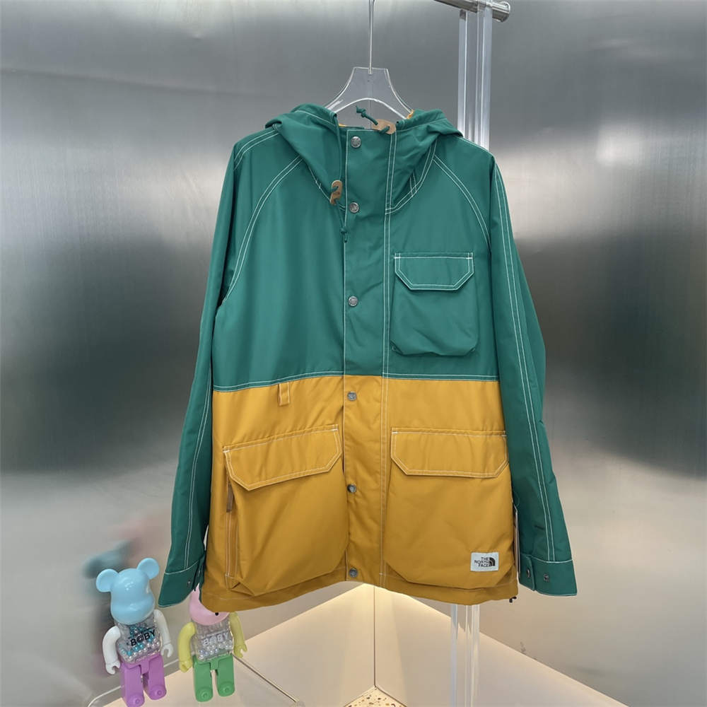 TNF hard shell Mountain Jacket Green Yellow,New Products : Rose Kicks, Rose Kicks