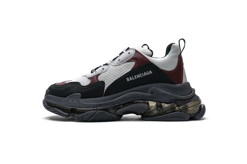 BLCG Triple S Black Brown Red Clear Sole 541624 W09O1 2268 - Click Image to Close