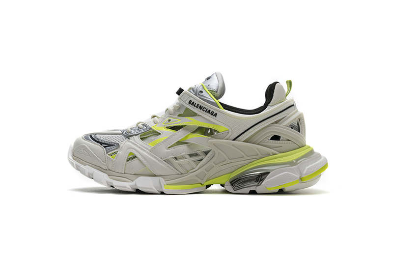 BLCG Track 2 Sneaker White Fluo Yellow 568515 W2ON3 9073 - Click Image to Close