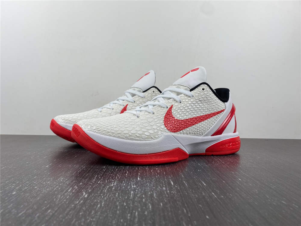 Nike Kobe 6 Protro white red