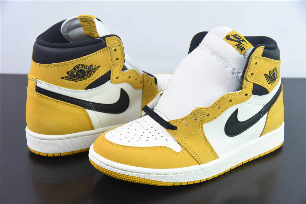 Jordan 1 High OG Yellow Ochre - Click Image to Close