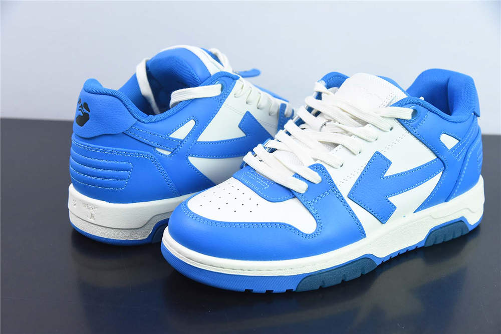 Off-White Out Of Office Leather Sneaker Blue/White - Click Image to Close