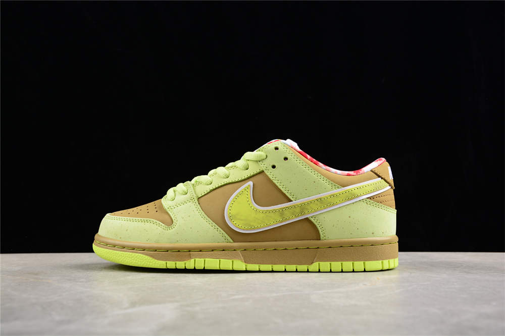 Nike SB Dunk Low Concepts pink green Lobster - Click Image to Close