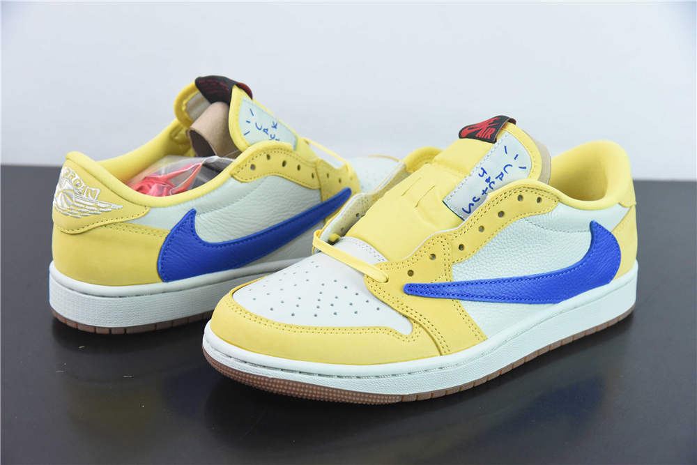 Travis Scott x Air Jordan 1 Low OG Canary,New Products : Rose Kicks, Rose Kicks