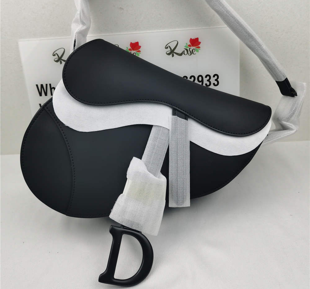 Dior Matte Leather Saddle Bag - Click Image to Close