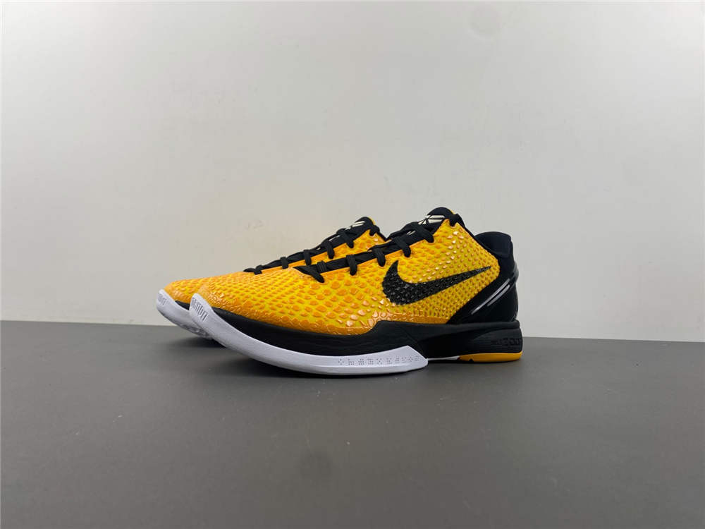 NIKE KOBE 6 PROTRO LIGHTBULB BLACK YELLOW